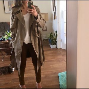 Trench size S, beautiful, classic unique trench